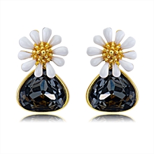 Show details for Wholesale Gold Plated Zinc Alloy Stud Earrings with No-Risk Return
