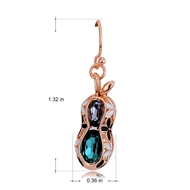 Picture of Classic Rose Gold Plated Dangle Earrings with Fast Shipping