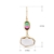 Picture of Zinc Alloy Gold Plated Dangle Earrings with Unbeatable Quality