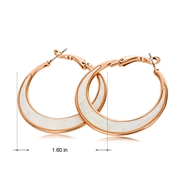 Picture of Affordable Gold Plated Casual Big Hoop Earrings From Reliable Factory