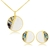 Picture of Sparkling Casual Gold Plated Necklace and Earring Set