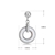 Picture of Classic Platinum Plated Dangle Earrings Direct from Factory