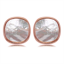 Show details for Cheap Rose Gold Plated Classic Stud Earrings From Reliable Factory