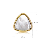 Picture of Great Value White Gold Plated Stud Earrings with Full Guarantee