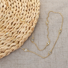 Show details for Copper or Brass Casual Long Chain Necklace in Exclusive Design