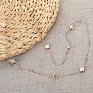 Show details for Zinc Alloy Classic Long Chain Necklace with Full Guarantee