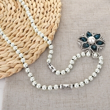 Show details for Sparkling Casual Artificial Pearl Long Pendant