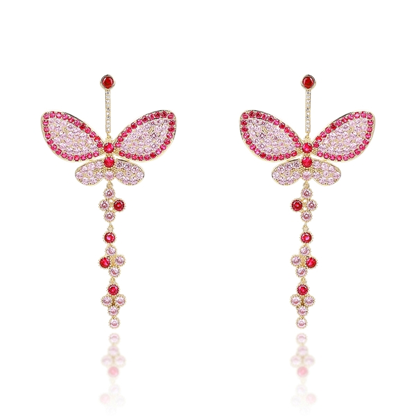 Picture of Casual Butterfly Dangle Earrings with Beautiful Craftmanship