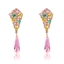 Show details for New Cubic Zirconia Casual Dangle Earrings