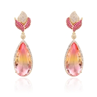 Picture of Luxury Red Dangle Earrings Online Only