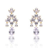 Picture of Beautiful Cubic Zirconia Luxury Dangle Earrings