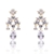 Picture of Beautiful Cubic Zirconia Luxury Dangle Earrings