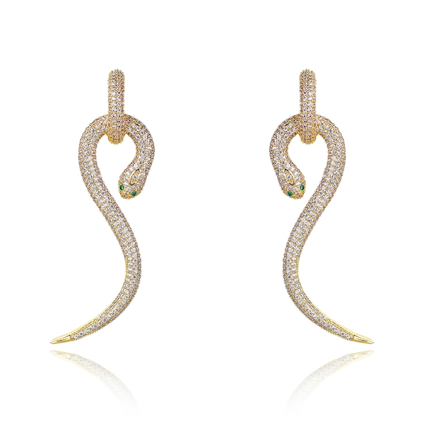 Picture of Inexpensive Gold Plated White Dangle Earrings from Reliable Manufacturer