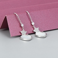 Picture of Casual White Dangle Earrings with Beautiful Craftmanship