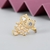 Picture of Top Animal Gold Plated Adjustable Ring