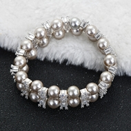 Show details for Distinctive Platinum Plated Casual Fashion Bracelet with Low MOQ Show details for Distinctive Platinum Plated Casual Fashion Bracelet with Low MOQ