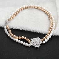 Show details for Beautiful Cubic Zirconia Platinum Plated Pendant Necklace Show details for Beautiful Cubic Zirconia Platinum Plated Pendant Necklace