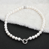 Show details for Attractive White Classic Pendant Necklace For Your Occasions Show details for Attractive White Classic Pendant Necklace For Your Occasions