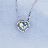 Show details for Charming Colorful Platinum Plated Pendant Necklace As a Gift Show details for Charming Colorful Platinum Plated Pendant Necklace As a Gift