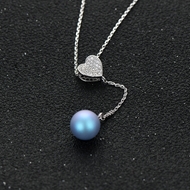 Show details for Sparkly Casual Swarovski Element Pearl Pendant Necklace Show details for Sparkly Casual Swarovski Element Pearl Pendant Necklace