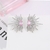 Picture of Big Cubic Zirconia Big Stud Earrings with No-Risk Refund