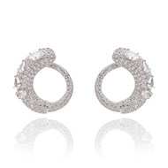 Picture of Unique Cubic Zirconia Luxury Big Stud Earrings