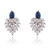 Picture of Eye-Catching Blue Cubic Zirconia Dangle Earrings with Member Discount