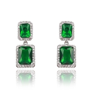 Picture of Luxury Cubic Zirconia Dangle Earrings Online Only