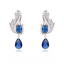 Show details for Luxury Cubic Zirconia Dangle Earrings of Original Design