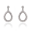 Show details for Luxury Platinum Plated Dangle Earrings with Fast Shipping