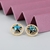 Picture of Fast Selling Colorful Gold Plated Big Stud Earrings from Editor Picks