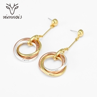 Picture of Attractive Multi-tone Plated Dubai Dangle Earrings For Your Occasions