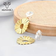 Picture of Zinc Alloy Gold Plated Dangle Earrings with Unbeatable Quality