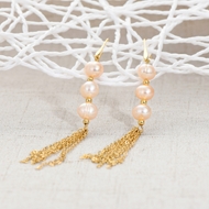 Picture of Famous Medium Gold Plated Dangle Earrings