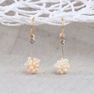 Picture of Classic fresh water pearl Dangle Earrings for Ladies