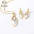 Picture of Dubai Zinc Alloy Necklace and Earring Set of Original Design