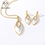 Show details for Dubai Zinc Alloy Necklace and Earring Set of Original Design