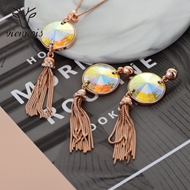 Picture of Top Small Artificial Crystal Necklace and Earring Set