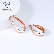 Picture of Attractive Multi-tone Plated Zinc Alloy Big Hoop Earrings For Your Occasions