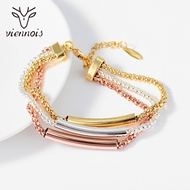 Picture of Great Value Gold Plated Zinc Alloy Fashion Bracelet with Member Discount