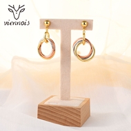 Picture of Irresistible Multi-tone Plated Dubai Dangle Earrings For Your Occasions