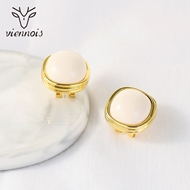 Picture of Classic White Stud Earrings Online Only