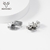 Picture of Great Value Platinum Plated Medium Stud Earrings with Full Guarantee