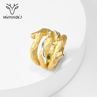 Picture of Reasonably Priced Zinc Alloy Gold Plated Fashion Ring from Reliable Manufacturer