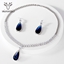 Show details for Bling Medium Cubic Zirconia 2 Piece Jewelry Set