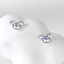 Show details for Purchase Platinum Plated Swarovski Element Stud Earrings Exclusive Online