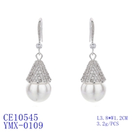 Picture of Charming White Luxury Dangle Earrings As a Gift