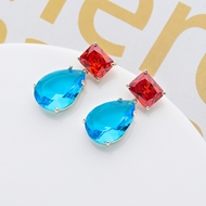 Picture of Distinctive Blue Luxury Dangle Earrings As a Gift