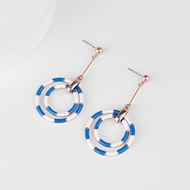 Show details for Zinc Alloy Rose Gold Plated Dangle Earrings for Her