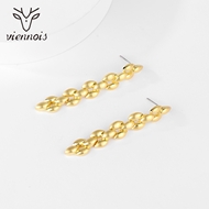 Picture of Hypoallergenic Gold Plated Big Dangle Earrings with Easy Return